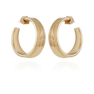 Chunky Open Hoop Earrings