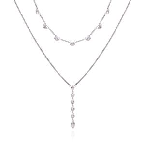 Crystal Layered Necklace
