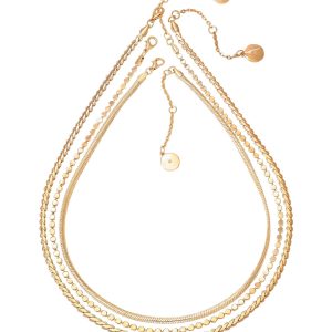 Trio Chain Layered Necklace