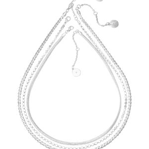 Trio Chain Layered Necklace