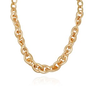 Goldtone Chunky Link Chain Necklace