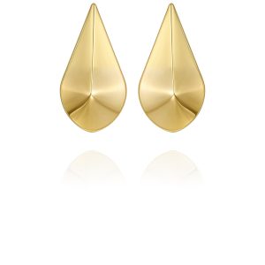 Chic Sculptural Dome Drop Earrings