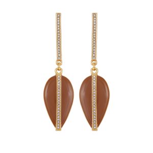 Gold Tone Drop Earrings