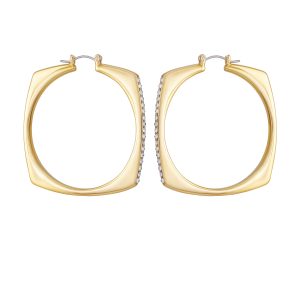 Large Square Hoop Earrings