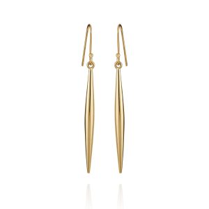 Linear Spear Drop Earrings