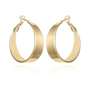 Band Thick Hoop Earrings