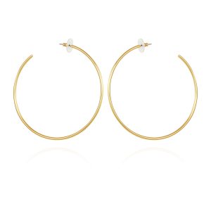 Large Open Hoop Earrings